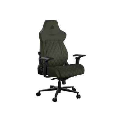 9. Corsair TC500 LUXE Gaming-Stuhl mit gepolsterter Sitzfläche, Grün