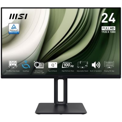 MSI Pro MP245PG 24-Zoll IPS FHD HDMI/DP Pivot-Monitor – Flachbildschirm – 61 cm