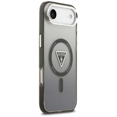 4. Guess IML Gradient Triangle Logo MagSafe Hülle für iPhone Air - Schwarz
