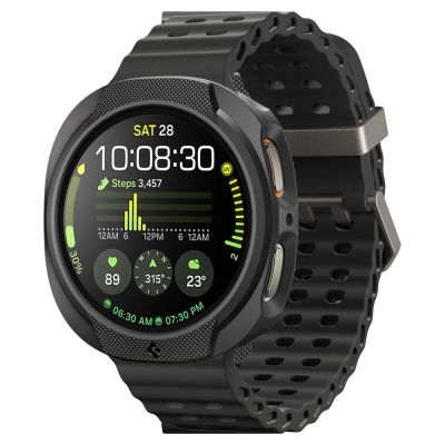 15. Spigen Liquid Air Case für Samsung Galaxy Watch 8 44 mm – Mattschwarz