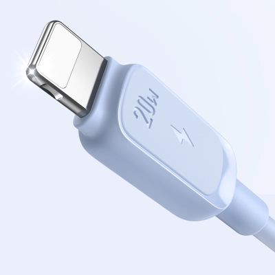 8. Joyroom Multi-Color Series A14 USB-C/ Lightning 20W Kabel 1,2 m – Blau