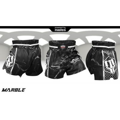 MASTERS ST-MARBLE Trainingsshorts schwarz