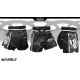 MASTERS ST-MARBLE Trainingsshorts schwarz