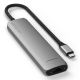 6. Satechi 7-in-1 USB-C Slim Multiport-Adapter mit Ethernet – Space Grau