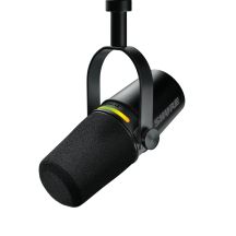 Shure MV7+-K-BNDL – Voice-Over-/Vocal-Mikrofon mit XLR-/USB-C-Anschluss, Schwarz + GATOR-Tischstativ