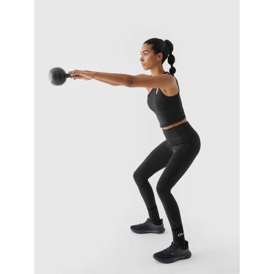 3. Einseitig schulterfreies Trainings-Crop-Top 4F x Anna Lewandowska 4F 4FALSAW24TFSLF515-20S