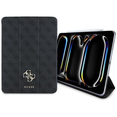 Guess GUFC11PM24PS4SGK iPad Pro 11" 2024 schwarz/schwarz magnetisches 4G großes Logo