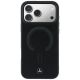 3. Mercedes Leder 3D MagSafe Hülle für iPhone 17 Pro Max - Schwarz