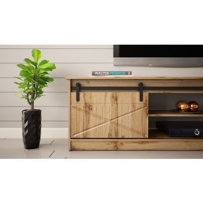 6. TV-Schrank GRANERO 200x56,7x35 Eiche Wotan