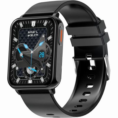 5. Smartwatch Gravity Black 2 Armbänder GT17-7