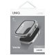 5. Uniq Voute Panzerglas-Gehäuse für Apple Watch 10 42 mm – Silber