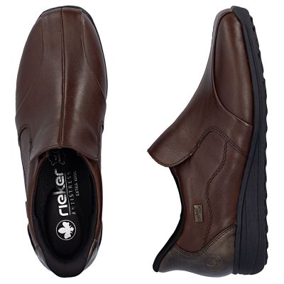 5. Rieker 47259-27 bequeme braune Damen-Lederschuhe