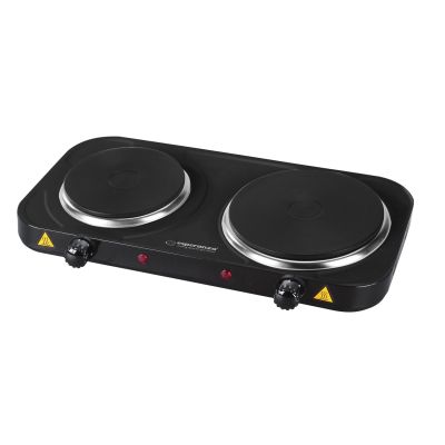 23. ESPERANZA Elektroherd Yellowstone 1500W + 1000W Schwarz EKH014K