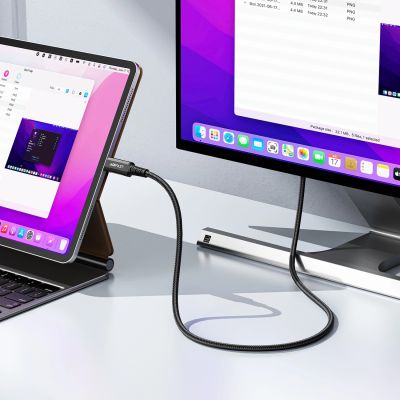 5. Acefast C1 USB-C/HDMI-Videokabel 4K 60 Hz HDR 1,8 m – Schwarz