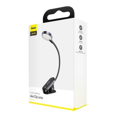 5. Baseus Mini-LED-Lampe mit Clip grau (DGRAD-0G)