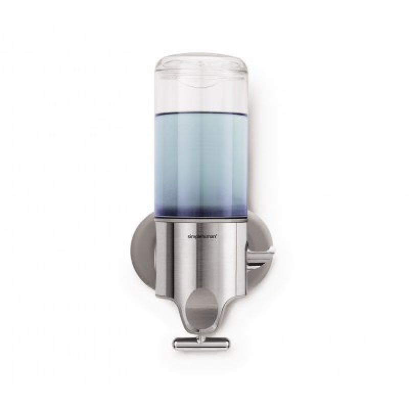 2. simplehuman BT1034 Seifenspender 0,444 l Edelstahl, Transparent