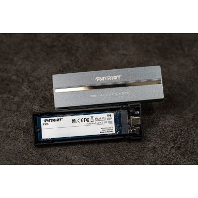 3. Patriot TXD USB-3.2-Gehäuse für M.2-NVMe-SSD 1.3, bis zu 8 TB – Aluminium