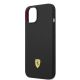 6. Ferrari FEHMSIP14MBK iPhone 14 Plus 6.7" schwarz/schwarz Hardcase Silikon Metall Logo Magsafe