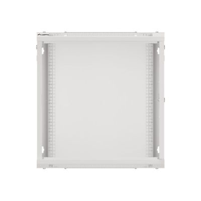 20. Wandmontierter Einbauschrank, 19" 12U 600x600, Grau, Metalltüren (zerlegt)
