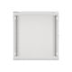 20. Wandmontierter Einbauschrank, 19" 12U 600x600, Grau, Metalltüren (zerlegt)
