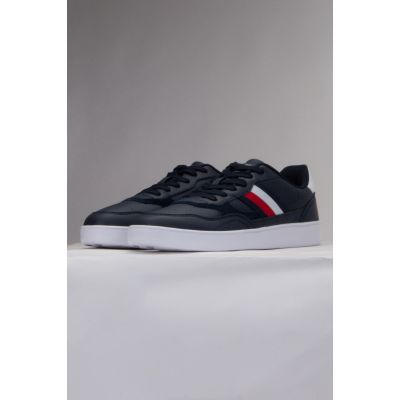 Tommy Hilfiger Court Cupsole Retro Lth Stripes Schuhe M FM0FM04828 DW5