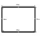 6. MACLEAN Projektionsleinwand 84", 175 x 131 cm, 25 mm Rand, 4:3, Spannhaken MC-166