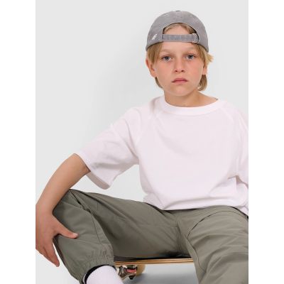 4. Schlichtes Oversize-T-Shirt für Jungen 4F 4FJWAW25TTSHM2411-10S