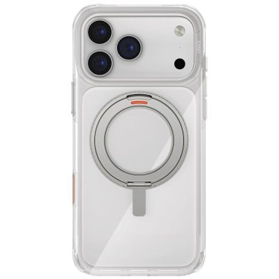 2. Uniq Swivix 360 drehbare Schutzhülle mit Ständer für iPhone 17 Pro Max – Transparent
