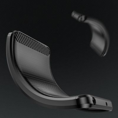 5. Carbon Case Silikonhülle für Samsung Galaxy S25+ - schwarz
