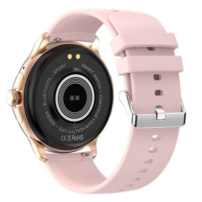 6. Rubicon RNCF35 ROSÉGOLD Damen-Smartwatch Armband + Armband Pink