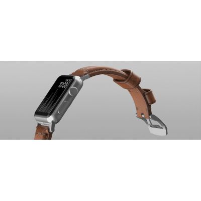 7. Nomad NM1A4RST00 Smart-Armband aus braunem Leder