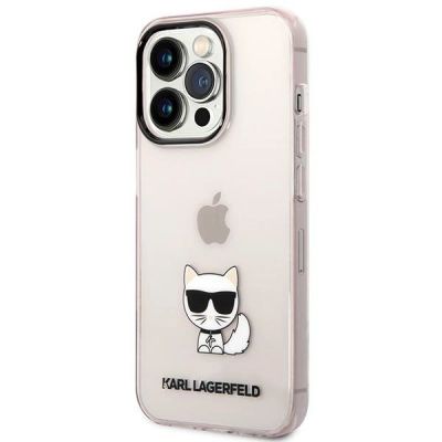 2. Karl Lagerfeld Choupette Schutzhülle für iPhone 14 Pro Max – Pink