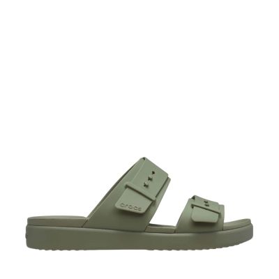Crocs Brooklyn Buckle Low Damen-Sandalen Grün 211215 3BX 38-39