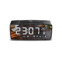 GREENBLUE BLUETOOTH 4.2 ALARMRADIO, FM, AUX-IN, 6W, TEMPERATUR, ALARM, UHR, 2200MAH AKKU GB200