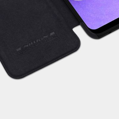 9. Nillkin Qin Lederholsterhülle für Samsung Galaxy A03s schwarz