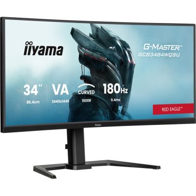 IIYAMA Monitor 86,4 cm (34") GCB3484WQSU-B1 21:9 2xHDMI+2xDP+USB-C Curved