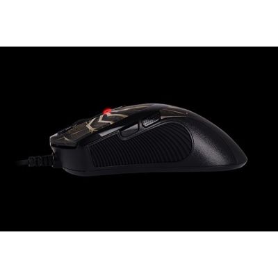 6. A4 TECH Evo XGame Laser Oscar X747 Brown Fire A4TMYS29980 Computermaus (Laser; 3600 DPI; braune Farbe)