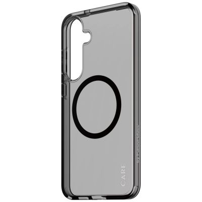 3. CARE by PanzerGlass Flagship Urban Combat Black QI-Hülle für Samsung Galaxy S25+ – durchscheinender Rauch