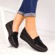 12. Rieker W RKR395 schwarze Keilschuhe