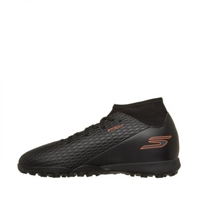 4. Skechers SKX_2 Kinder-Fußballschuhe Schwarz und Orange 252166L