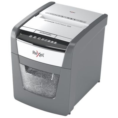 2. Rexel Optimum AutoFeed+ 50X Aktenvernichter (P-4), 50 Blatt, 20-Liter-Auffangbehälter