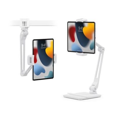 2. Justierbare verstellbare Halterung für iPads weiß (12-2144)