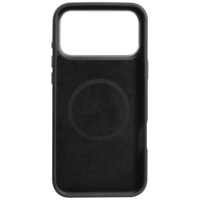7. Audi RSQ Carbon Fiber Sport Red Circle MagSafe Case für iPhone 17 Pro Max – Schwarz
