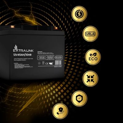 5. EXTRALINK BATTERIE BATTERIEAKKUMAT AGM 12V 45