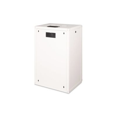 2. Digitus Unique 19" 20HE Wand-Netzwerkschrank 600x450 mm, Glastür, grau, ungeteilt, montiert, 100 kg