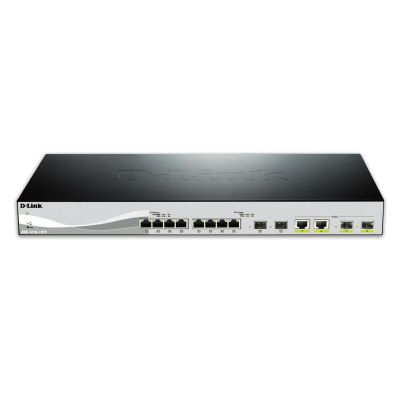 2. D-Link DXS-1210-12TC/E Netzwerk-Link Managed L2 10G Ethernet (100/1000/10000) 1U Schwarz, Silber