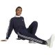 4. adidas Essentials French Terry Tapered Cuff 3-Streifen M IC9406 Hose