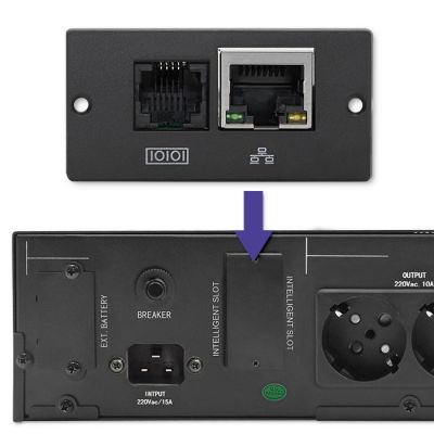 6. USV-Rack Qoltec Reiner Sinus LCD 3000VA 2400W Notstromversorgung