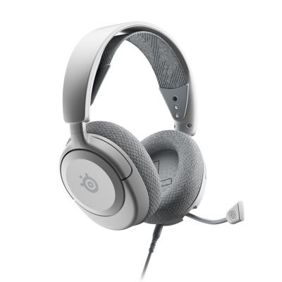 7. Steelseries Arctis Nova 1P Gaming-Headset mit Kabel und Kopfband, Weiß