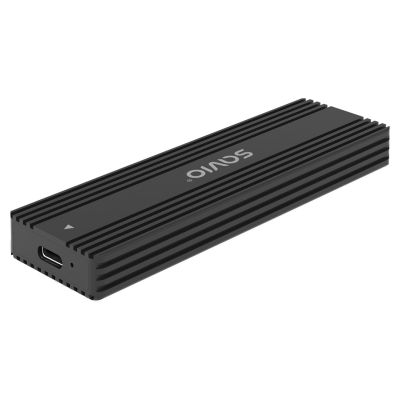 5. SAVIO GEHÄUSE FÜR EXTERNE FESTPLATTEN M.2 SSD NVME & NGFF COMBO AK-84